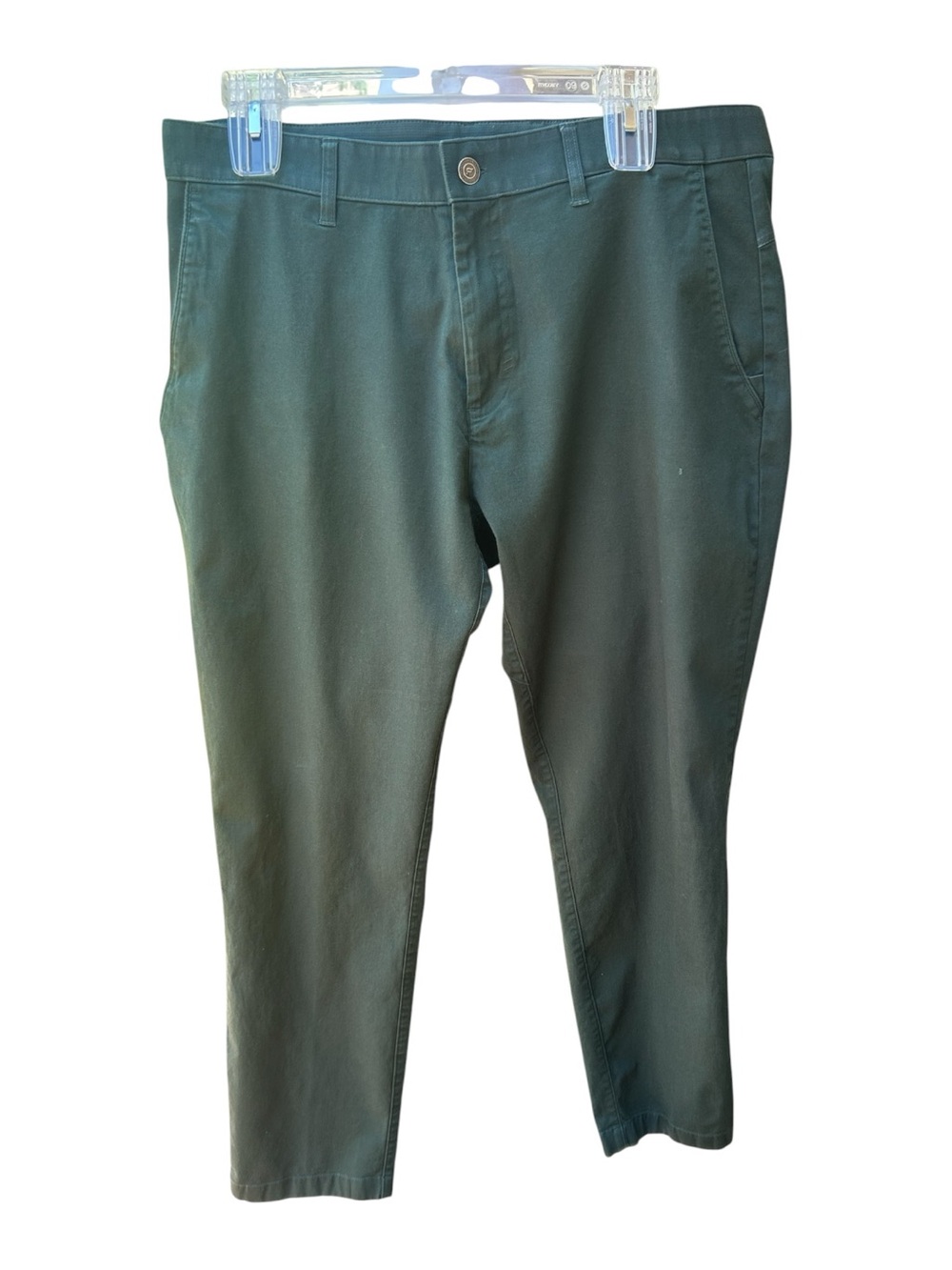 Fabletics Men's Dark Green Chino Pants-Size 35x32